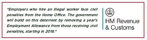 Employing an illegal worker penalties